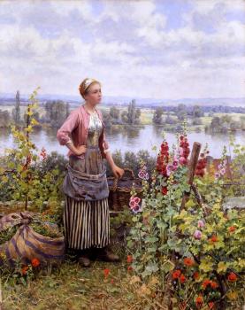 丹尼爾 李奇微爵士 Maria on the Terrace with a Bundle of Grass 丹尼爾 李奇微爵士 Maria on the Terrace with a Bundle of Grass